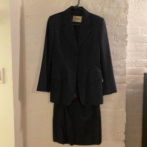 Tailored suit with skirt